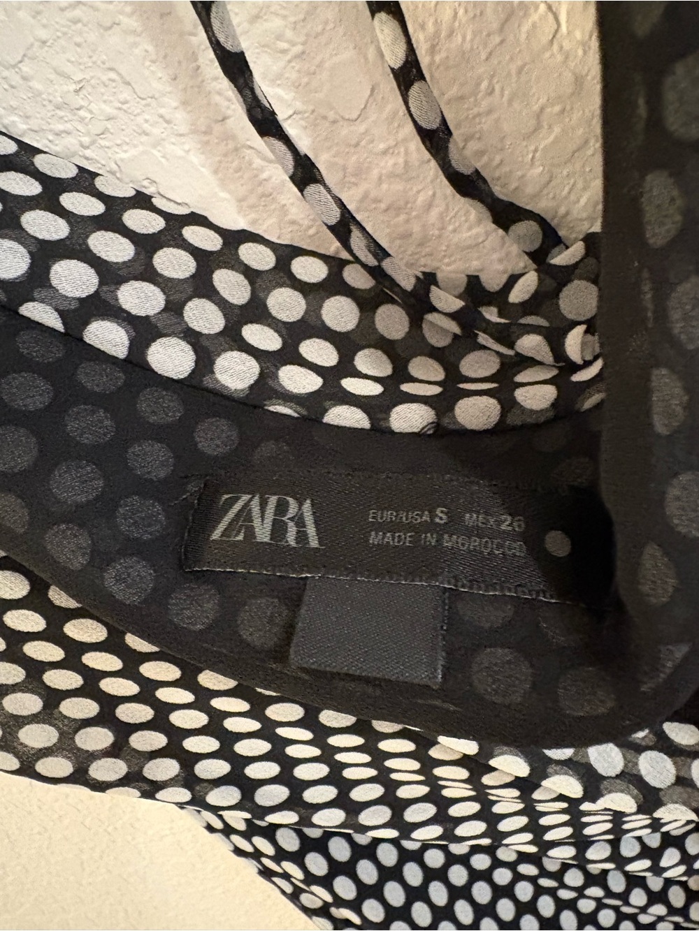 ZARA Polka Dot Maxi Dress - Picture 8 of 8